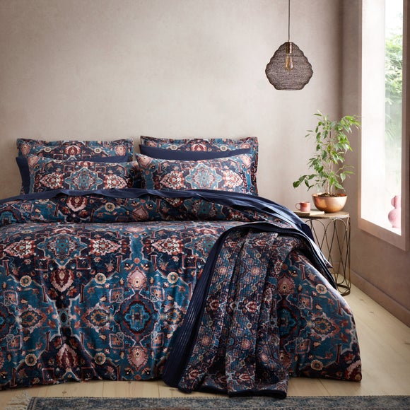 Click to view product details and reviews for Soukara Dream Navy Bedspread.