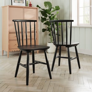 Harvey Set Of 2 Dining Chairs- Beech Wood
