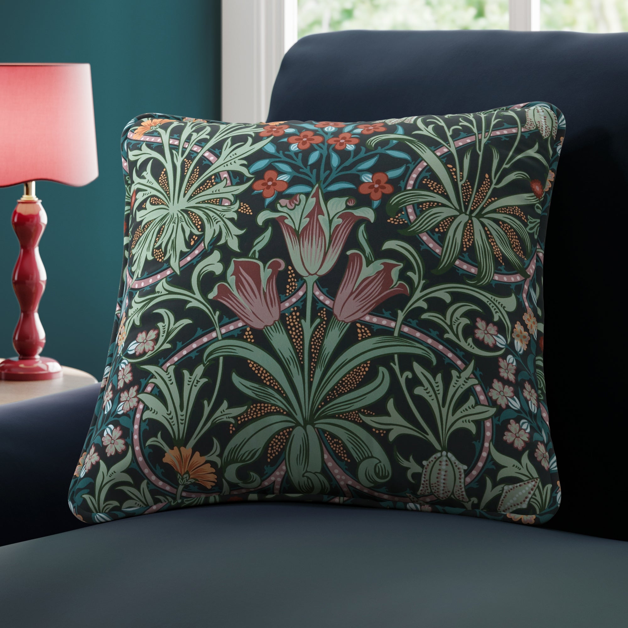 William Morris At Home Woodland Weeds Made To Measure Fabric Sample Woodland Weeds Dewberry