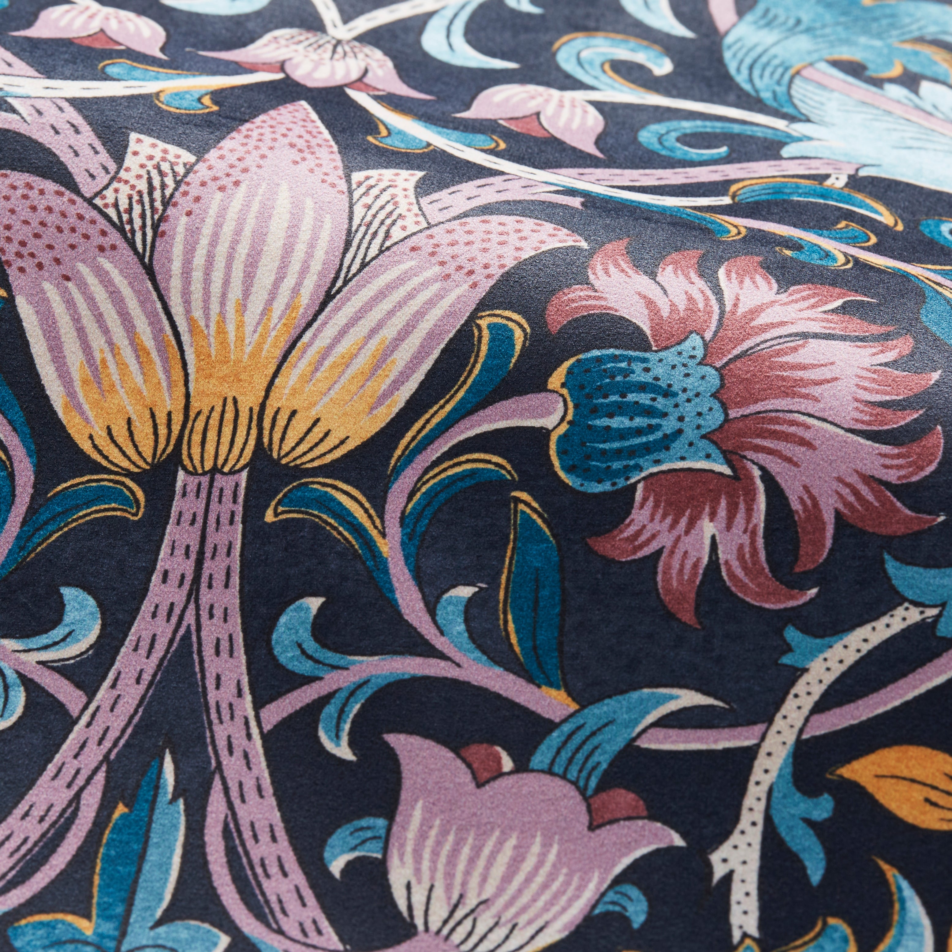 William Morris At Home Lodden Velvet Made to Measure Fabric Sample Lodden Velvet Dewberry