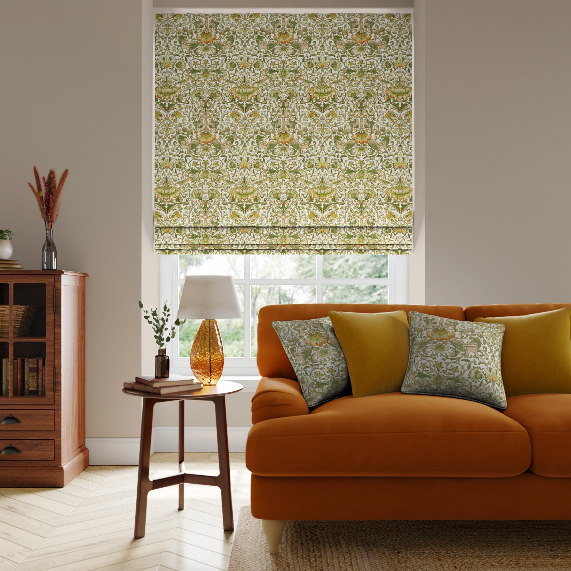 William Morris At Home Lodden Made To Measure Fabric Sample Lodden Aloe