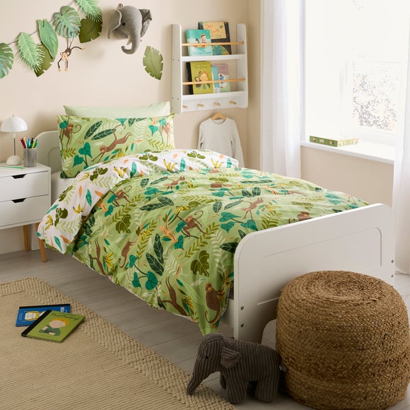 Monkey Single Duvet Cover And Pillowcase Set