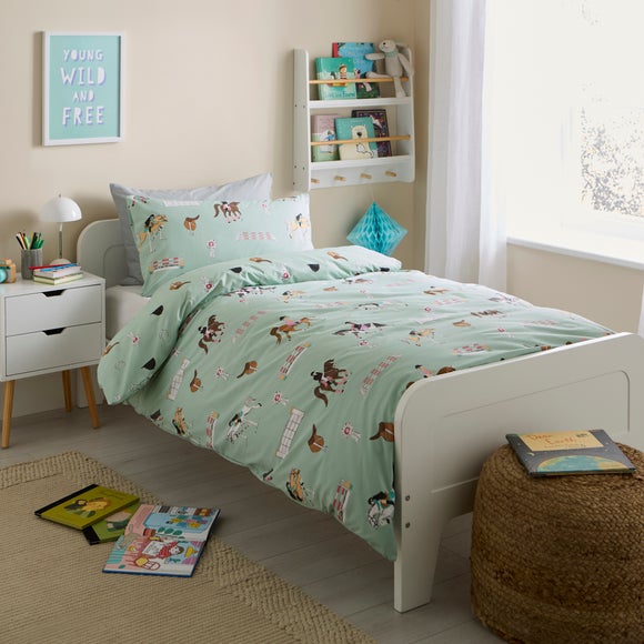 Horse Single Duvet Cover And Pillowcase Set