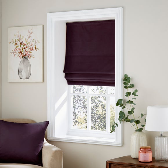View Recycled Velour Roman Blind View Recycled Velour Roman Blind