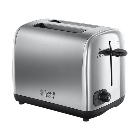 Russell Hobbs 2 Slice Brush And Polish Stainless Steel Toaster