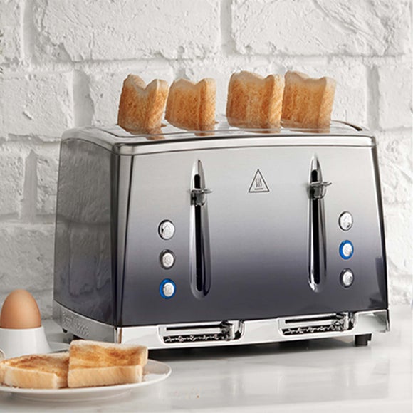 Russell Hobbs Eclipse 4 Slice Stainless Steel Toaster