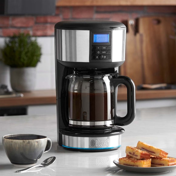 Click to view product details and reviews for Russell Hobbs Buckingham Black Coffee Machine.