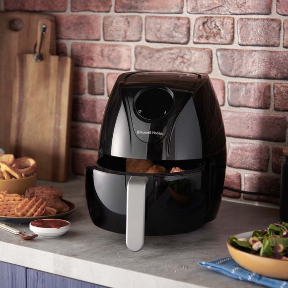 Click to view product details and reviews for Russell Hobbs Essentials Black 3l Air Fryer.