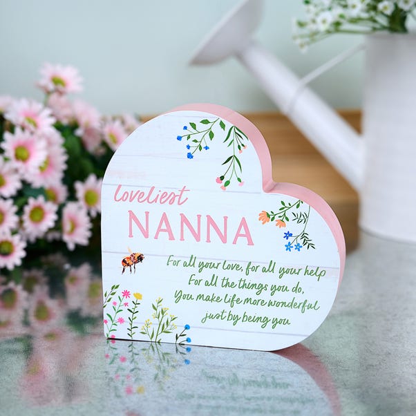 The Cottage Garden 'Nanna' Heart Ornament image 1 of 3