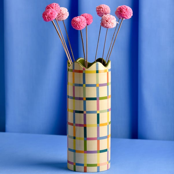 Raspberry Blossom Multi Coloured Vase image 1 of 4