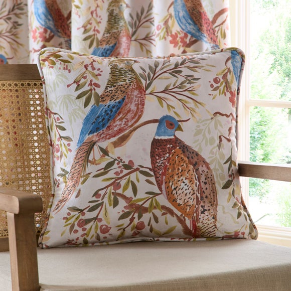 Click to view product details and reviews for Woodland Pheasant Cushion.