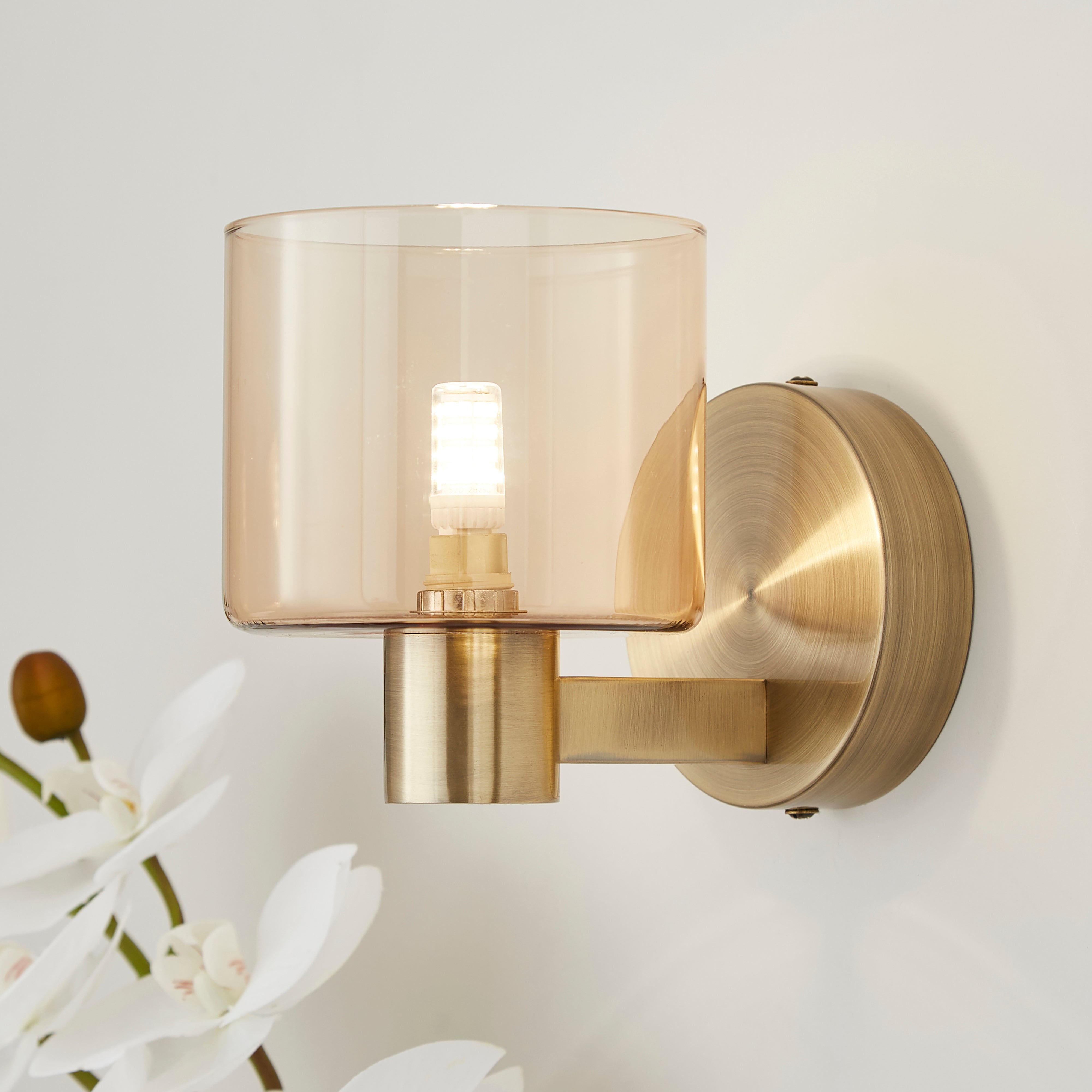 Erin Glass Wall Light