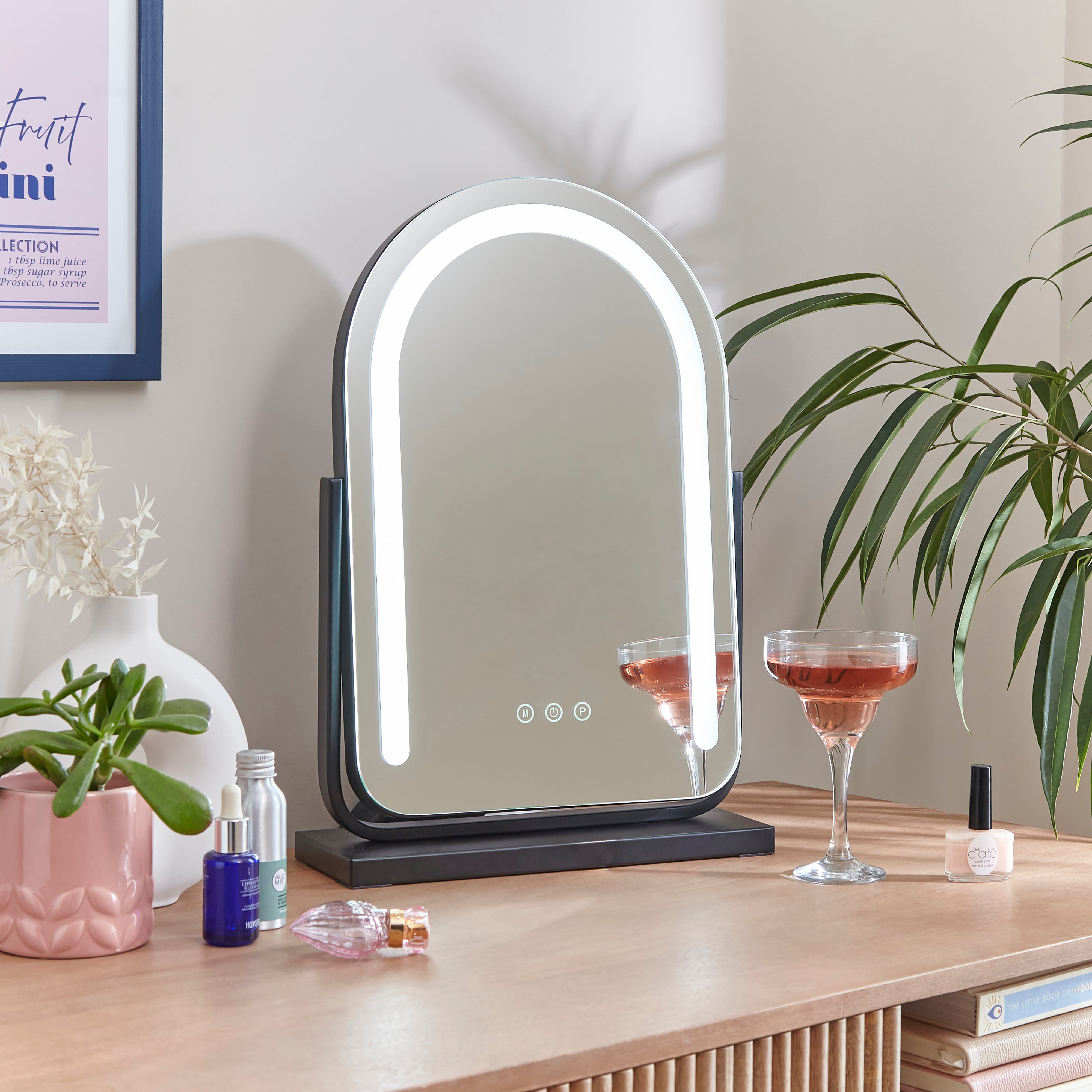 Arch LED Dressing Table Mirror