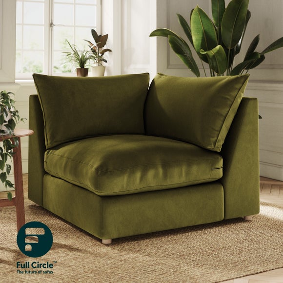 Click to view product details and reviews for Full Circle Austin Luxury Velvet Modular Corner Piece.