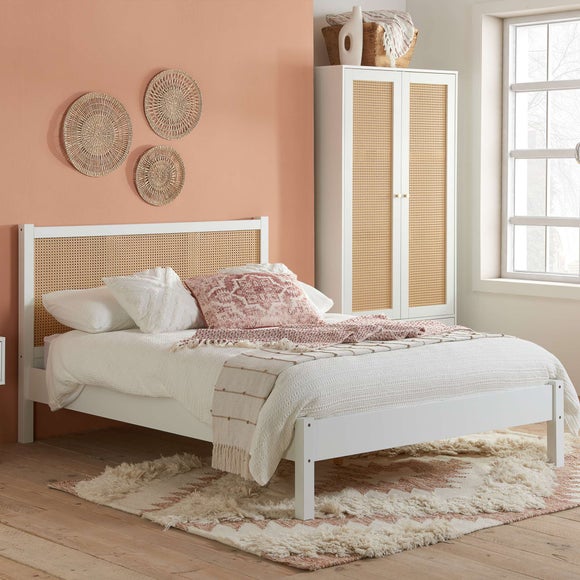 Dunelm white deals wooden bed