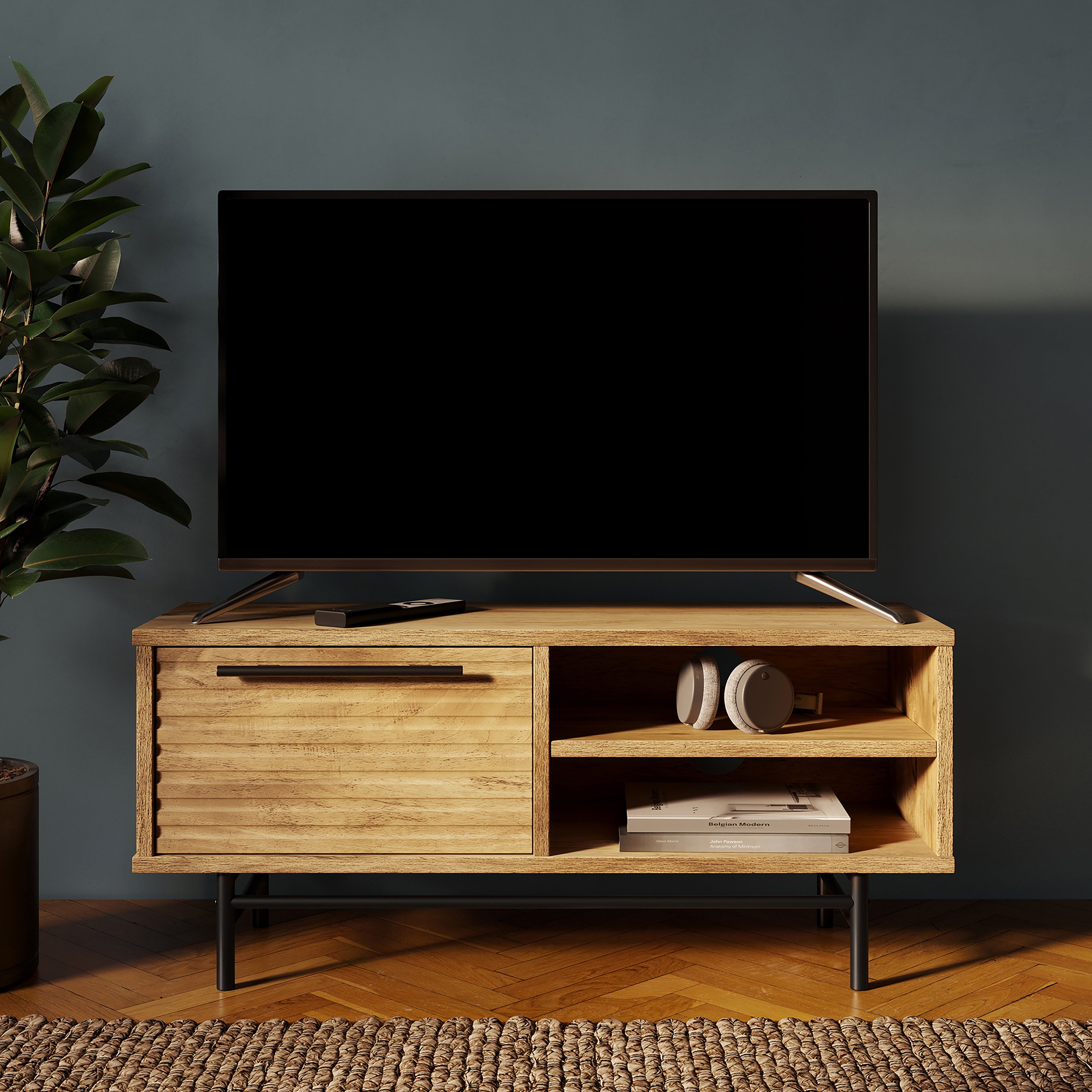 Bryant Small Tv Unit For Tvs Up To 40 Mango Wood Effect