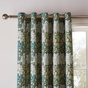 Loretta Floral Eyelet Curtains