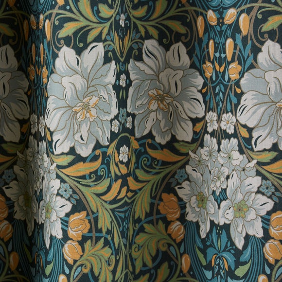 Photo 3 of Loretta Floral Eyelet Curtains Photo 3 of Loretta Floral Eyelet Curtains