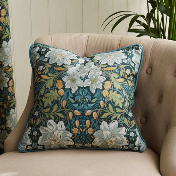 Photo 5 of Loretta Floral Eyelet Curtains Photo 5 of Loretta Floral Eyelet Curtains