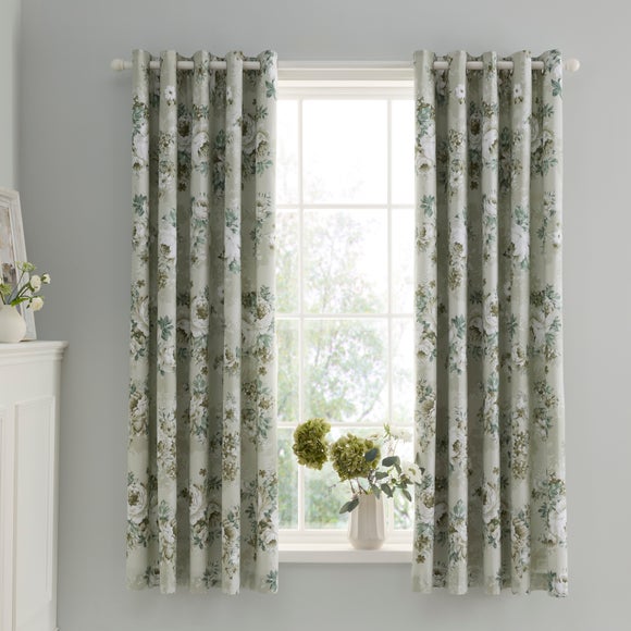 Photo 2 of Darla Floral Eyelet Curtains