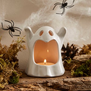 Ceramic Ghost Candle Holder