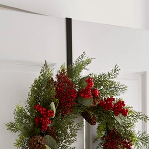 Black Metal Christmas Wreath Hanger