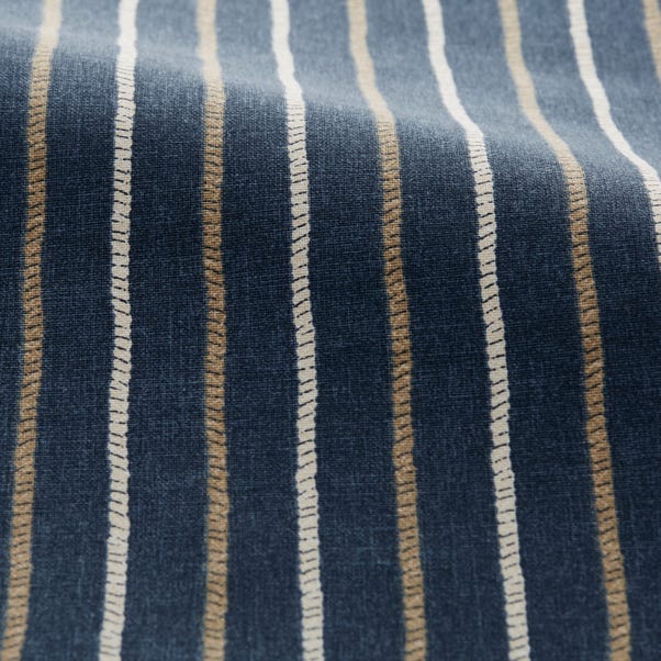 Cromer Stripe Made to Measure Fabric Sample Cromer Stripe Indigo