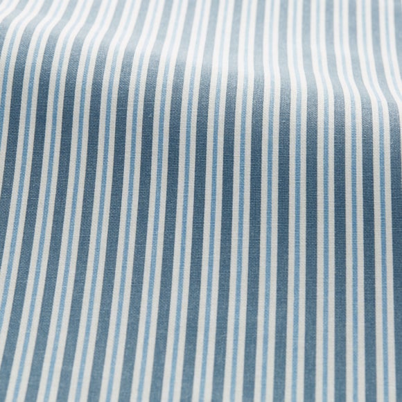 Bay Stripe Made to Measure Fabric By The Metre Bay Stripe Indigo