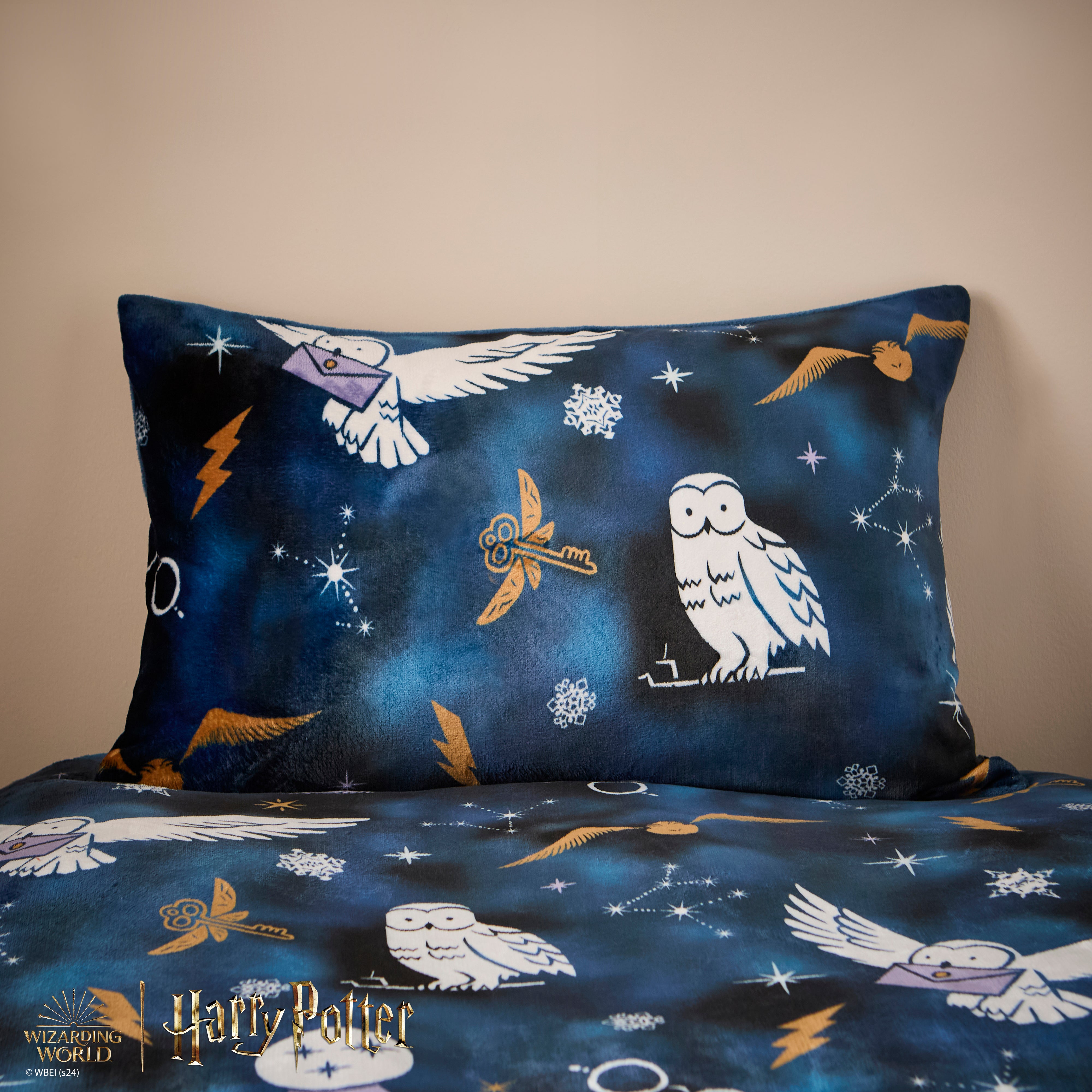 Harry Potter Fleece Duvet Cover and Pillowcase Set | Dunelm