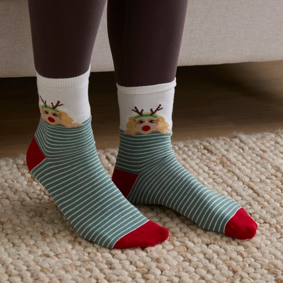 Set Of 2 Cockapoo Ladies Cotton Socks