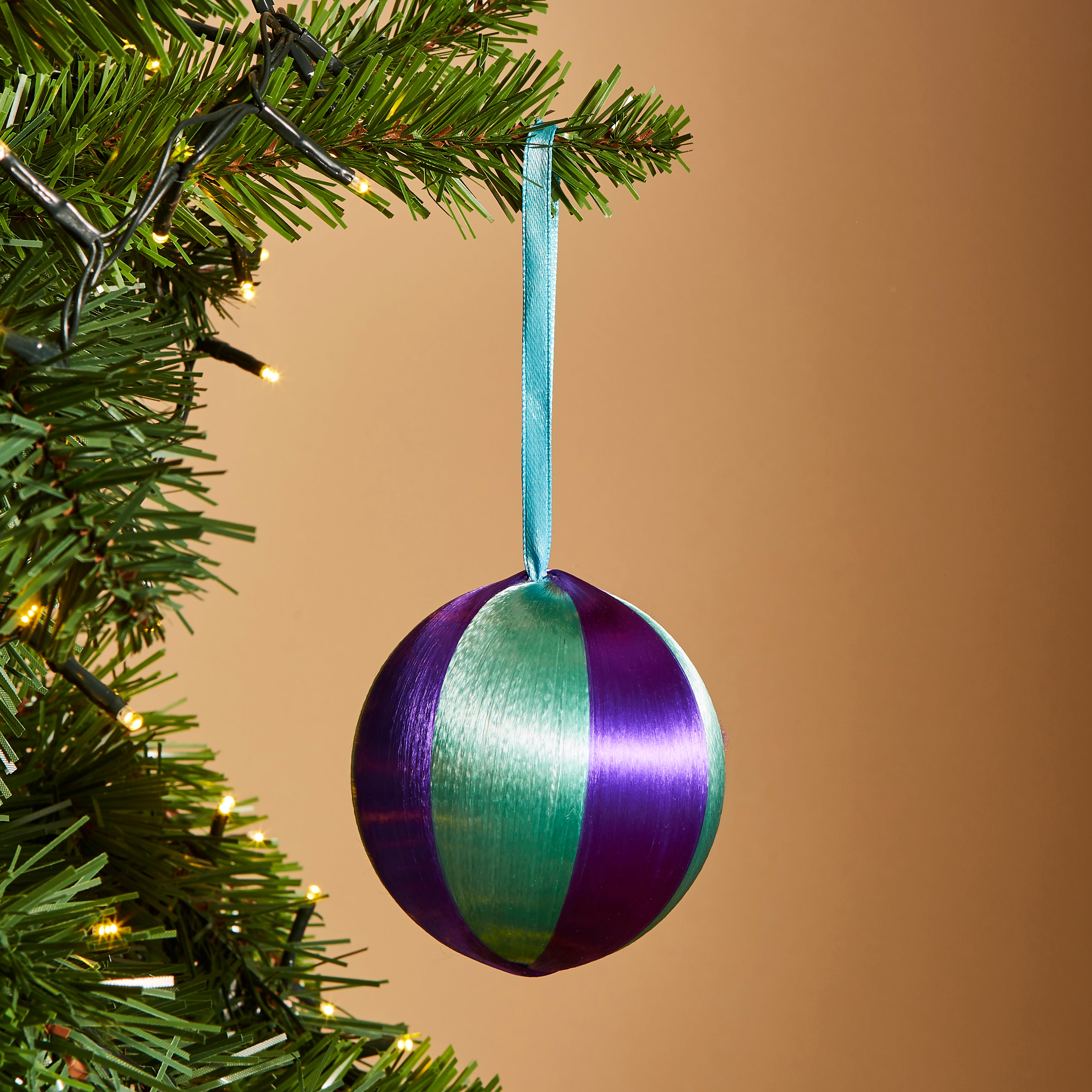 Striped Thread Bauble