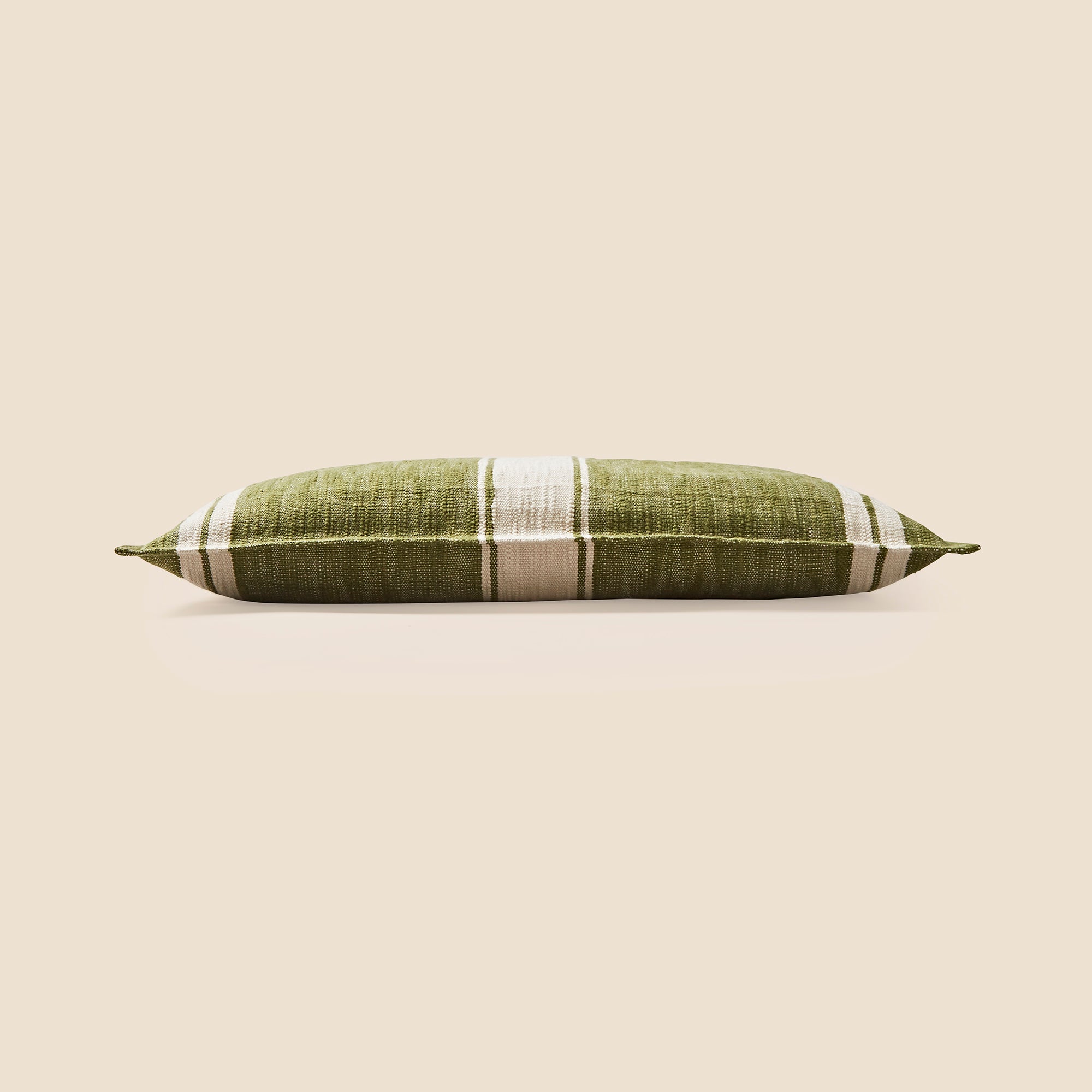 Churchgate Mallory Striped Rectangular Cushion Olive