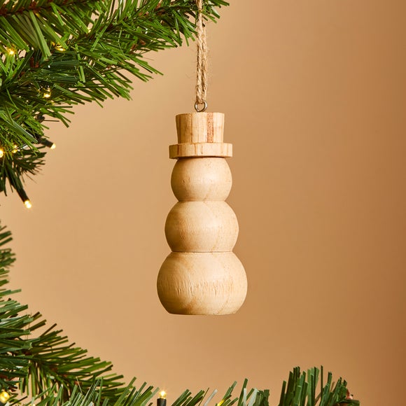 Click to view product details and reviews for Christmas Snowman Wooden Hanging Decoration.