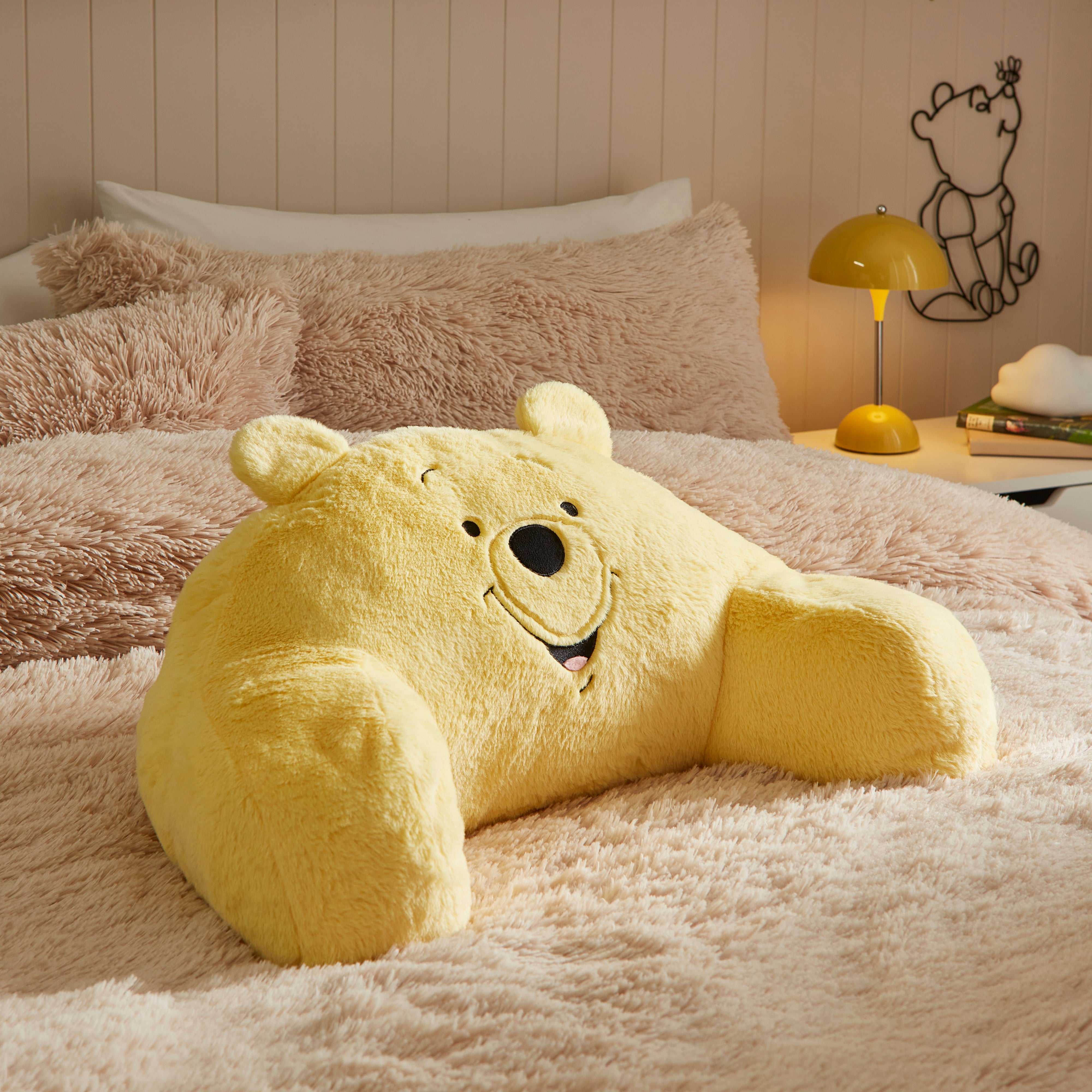 Winnie The Pooh Cuddle Cushion Yellow