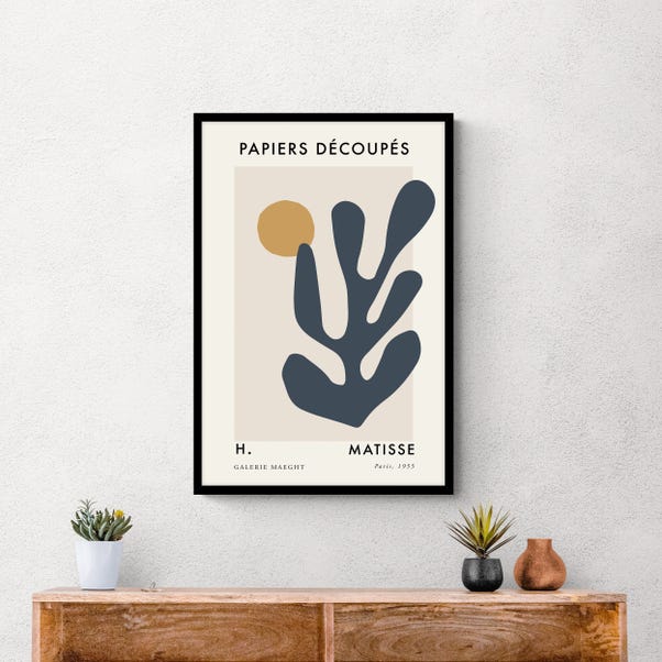 Papiers Decoupes Cutouts Inspired Exhibition Framed Poster I image 1 of 3