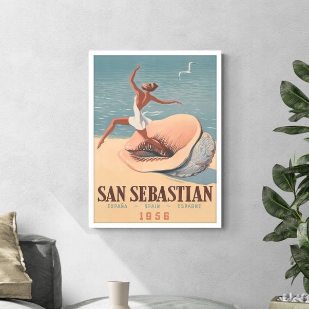 San Sebastian Travel Framed Poster image 1 of 3
