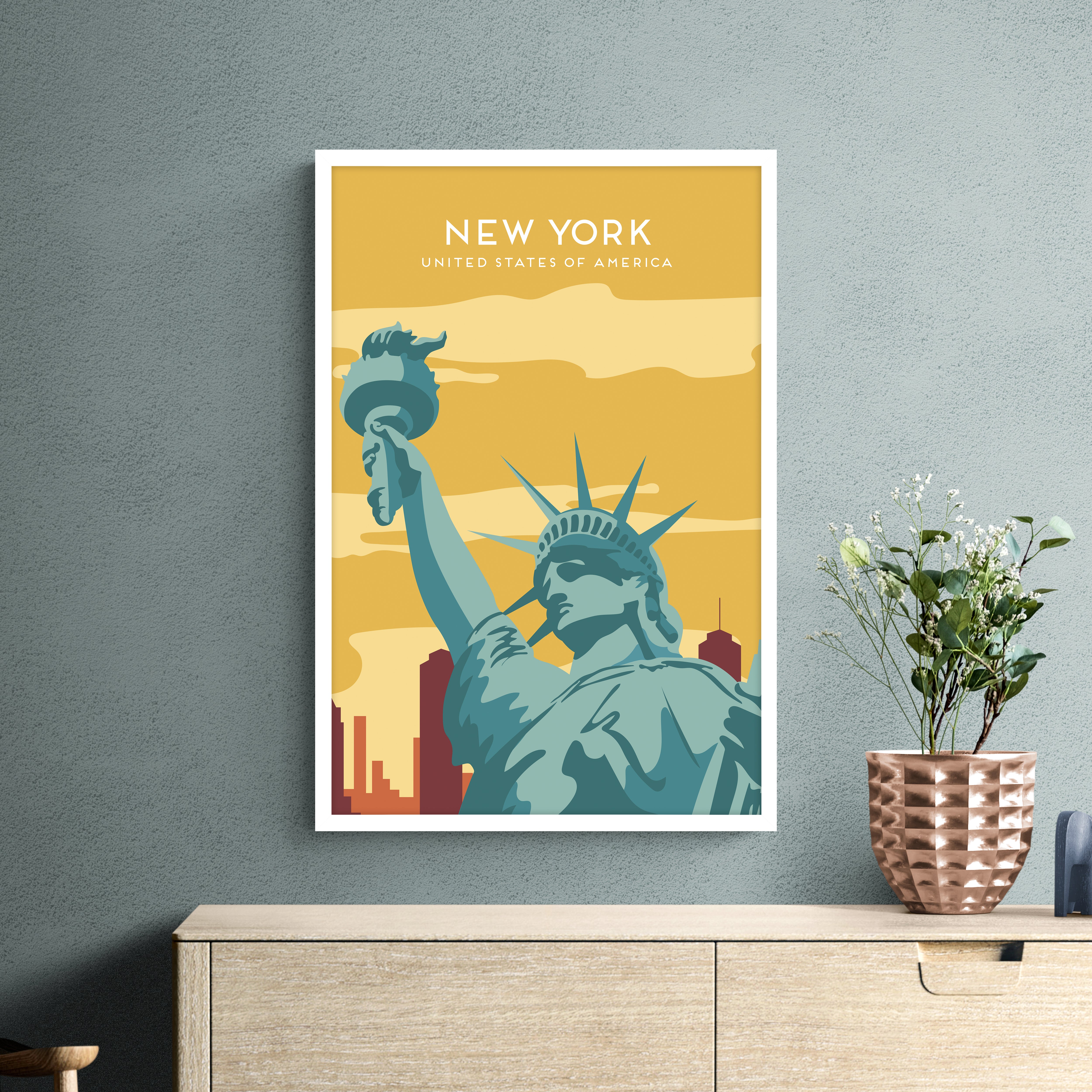 New York Travel Framed Print