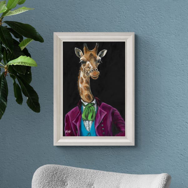 Sir Gerald the Giraffe Framed Print image 1 of 3