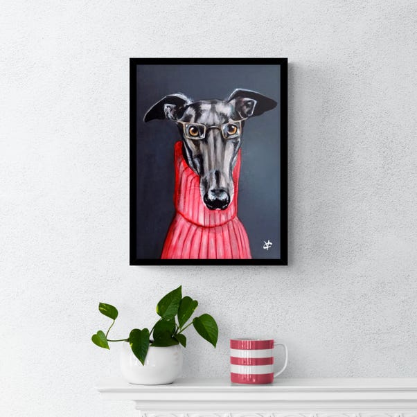 Cyril the Greyhound Framed Print image 1 of 3