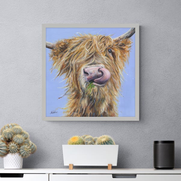 Bertie the Highland Cow Framed Print image 1 of 3