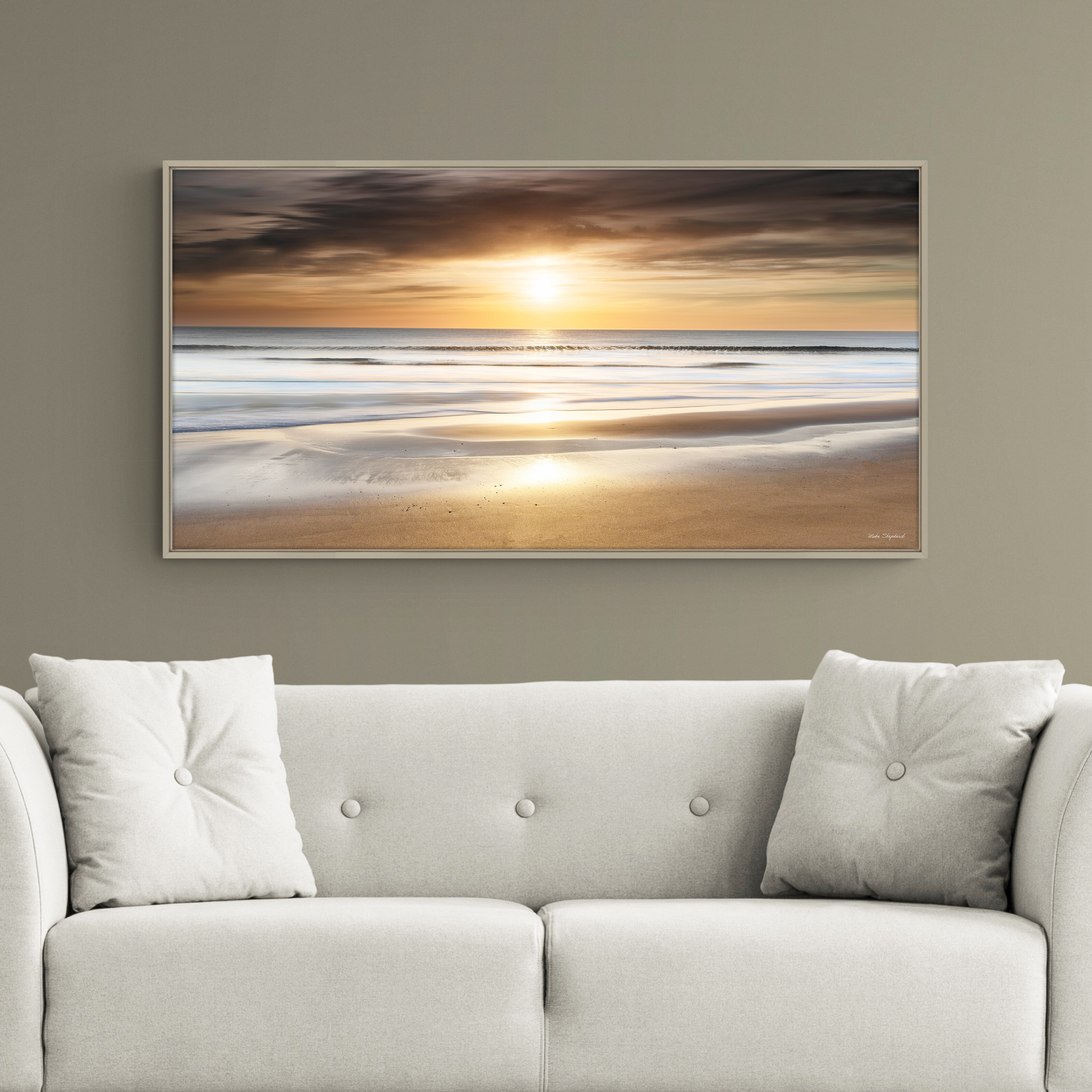 Eternal Sunset Framed Print | Dunelm