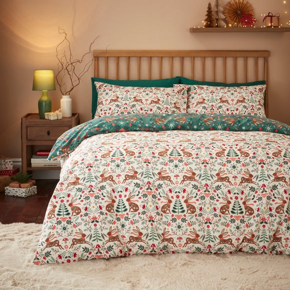 Woodland Hares Duvet Cover Set