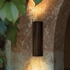 EGLO RIGA Antique Brown Outdoor Wall Light