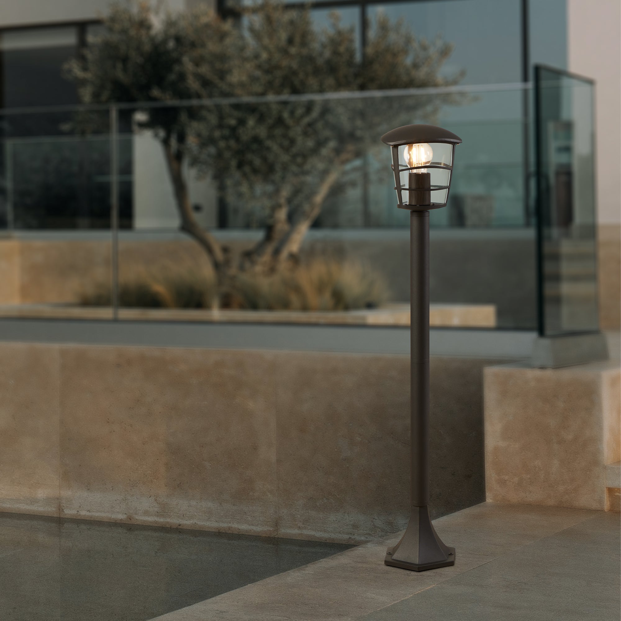 Eglo Aloria Floor Lamp Black