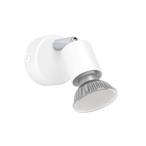 EGLO Essentials Stecci-E White Adjustable Semi Flush Spotlight image 1 of 3