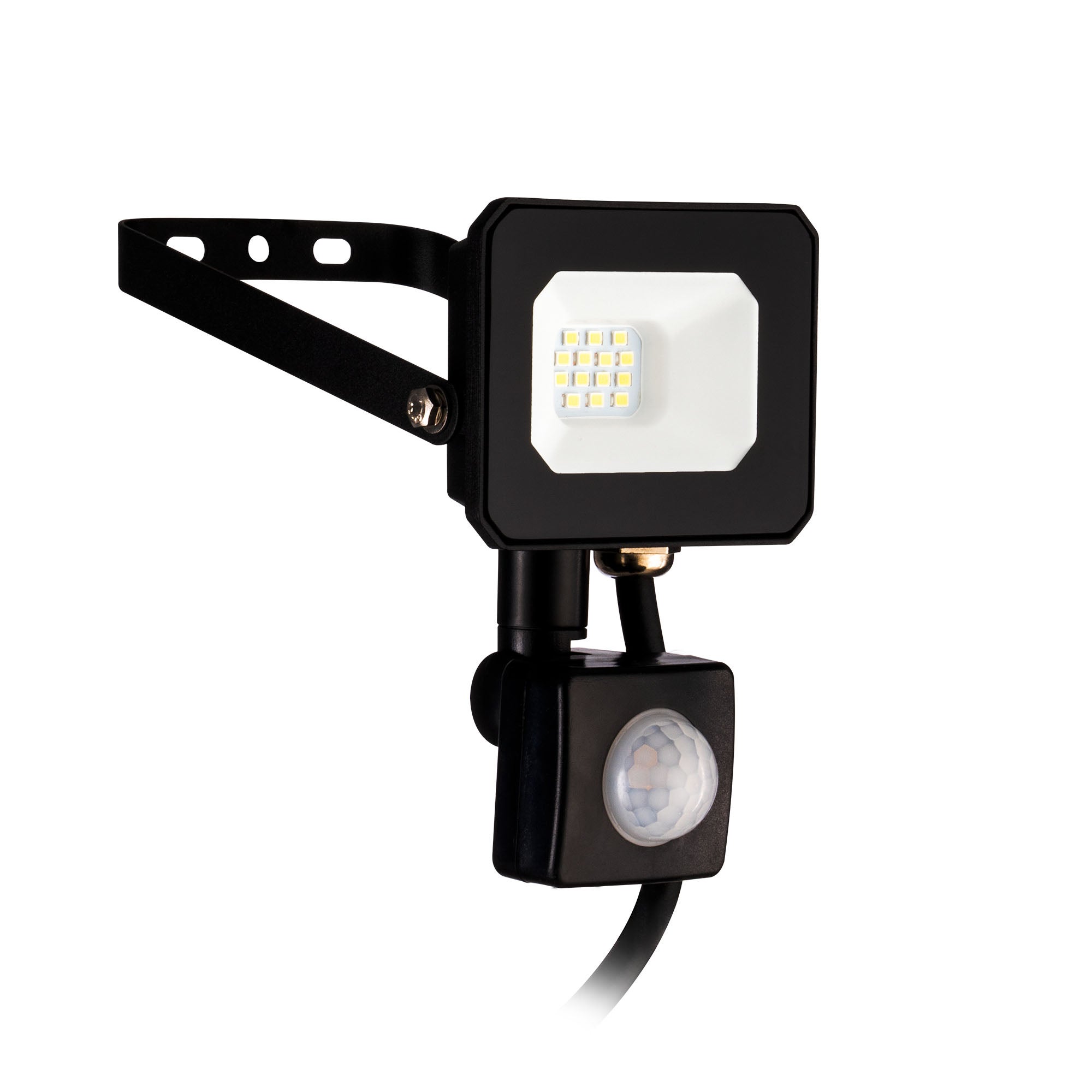 Eglo Risacca E Pir Sensor Outdoor Flood Light Black