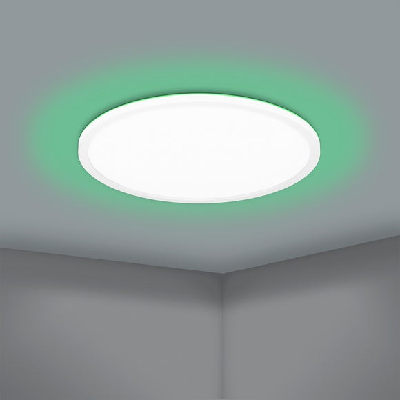 Eglo Rovito Z Round Flush Ceiling Light