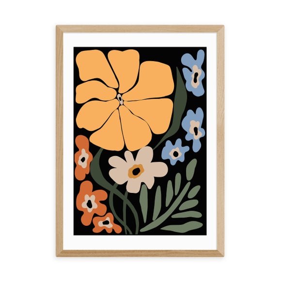 Photo 2 of East End Prints Blooming Big Floral Night Print By Miho Art Studio