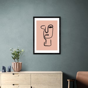 East End Prints Abstract Face Print By Sundry Society