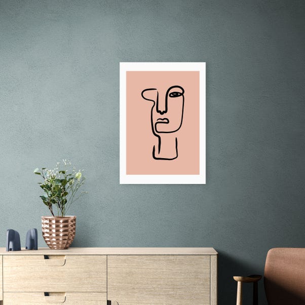 East End Prints Abstract Face Print by Sundry Society image 1 of 2